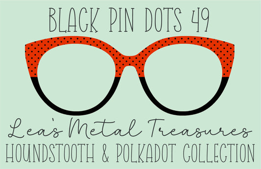 Black Pin dots 49 • Magnetic Eyeglasses Toppers