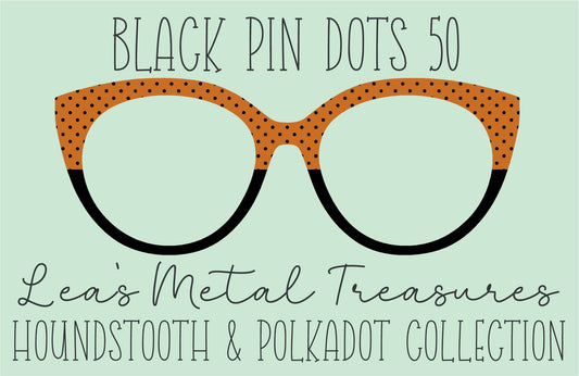 Black Pin dots 50 • Magnetic Eyeglasses Toppers