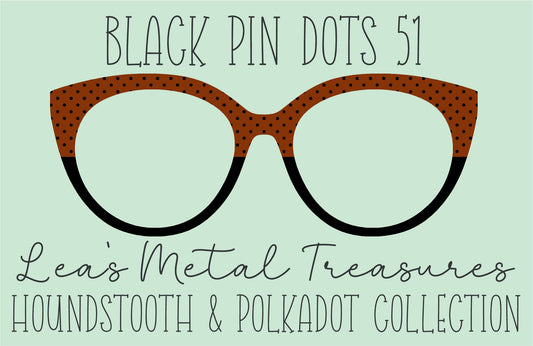 Black Pin dots 51 • Magnetic Eyeglasses Toppers