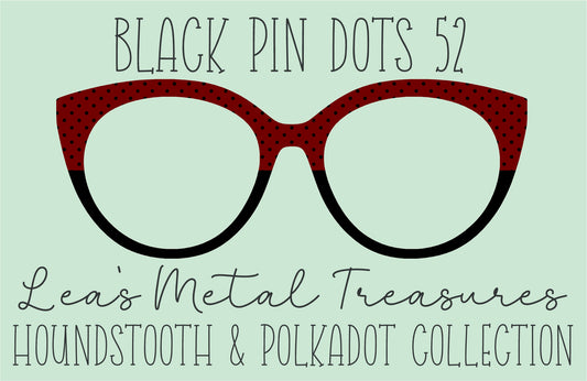 Black Pin dots 52 • Magnetic Eyeglasses Toppers