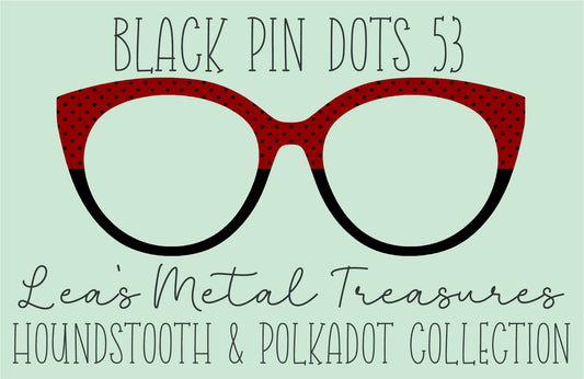 Black Pin dots 53 • Magnetic Eyeglasses Toppers
