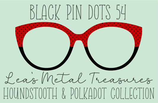 Black Pin dots 54 • Magnetic Eyeglasses Toppers