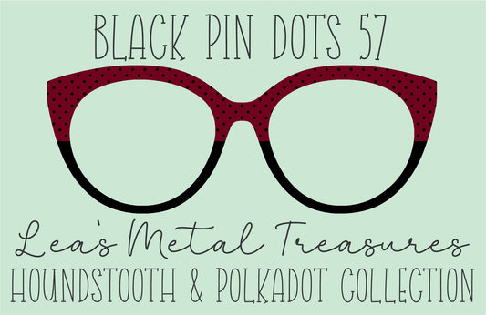 Black Pin dots 57 • Magnetic Eyeglasses Toppers