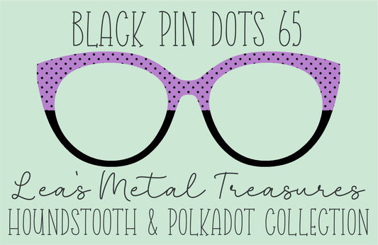 Black Pin dots 65 β’ Magnetic Eyeglasses Toppers