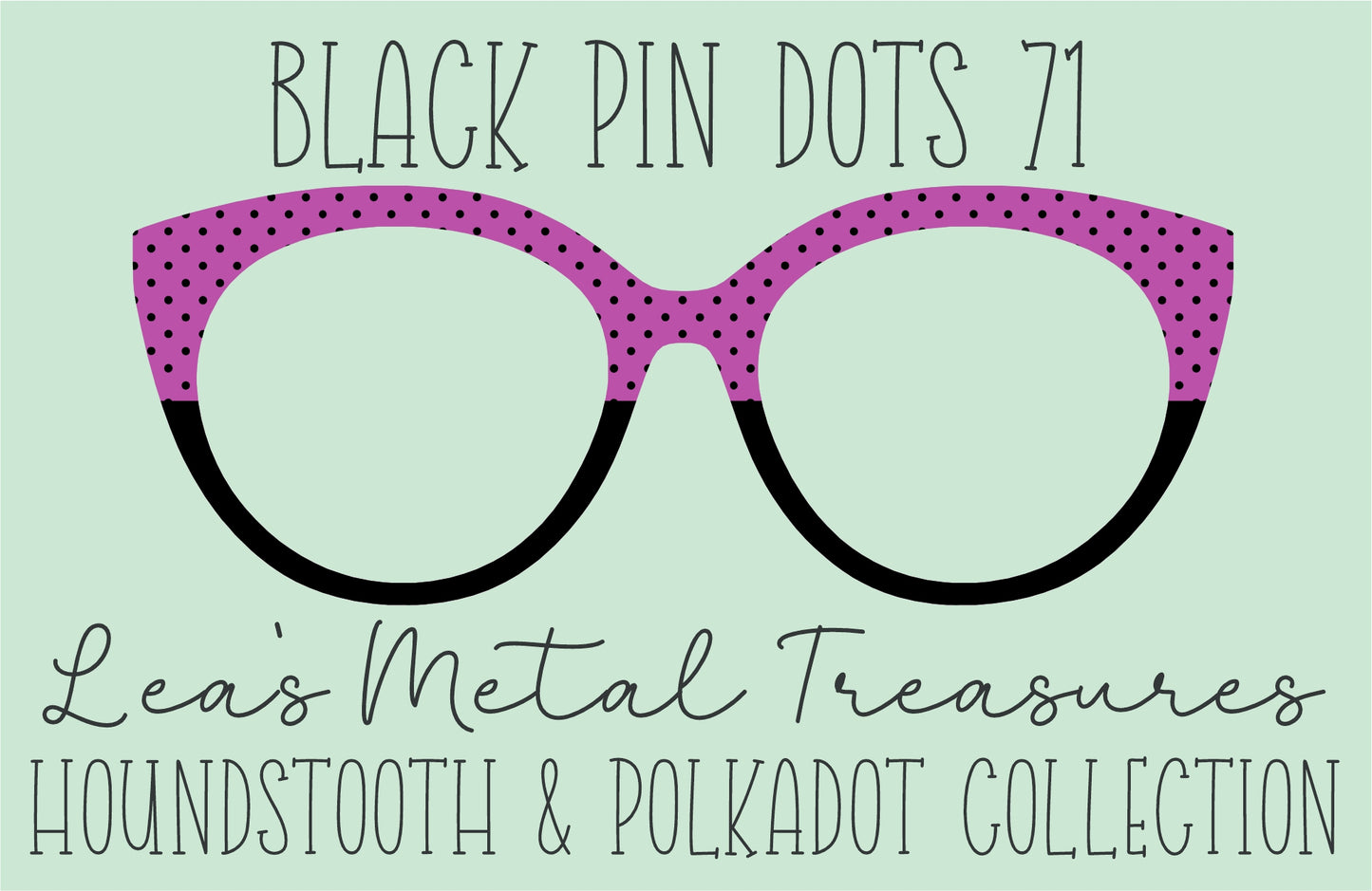 Black Pin dots 71 • Magnetic Eyeglasses Toppers