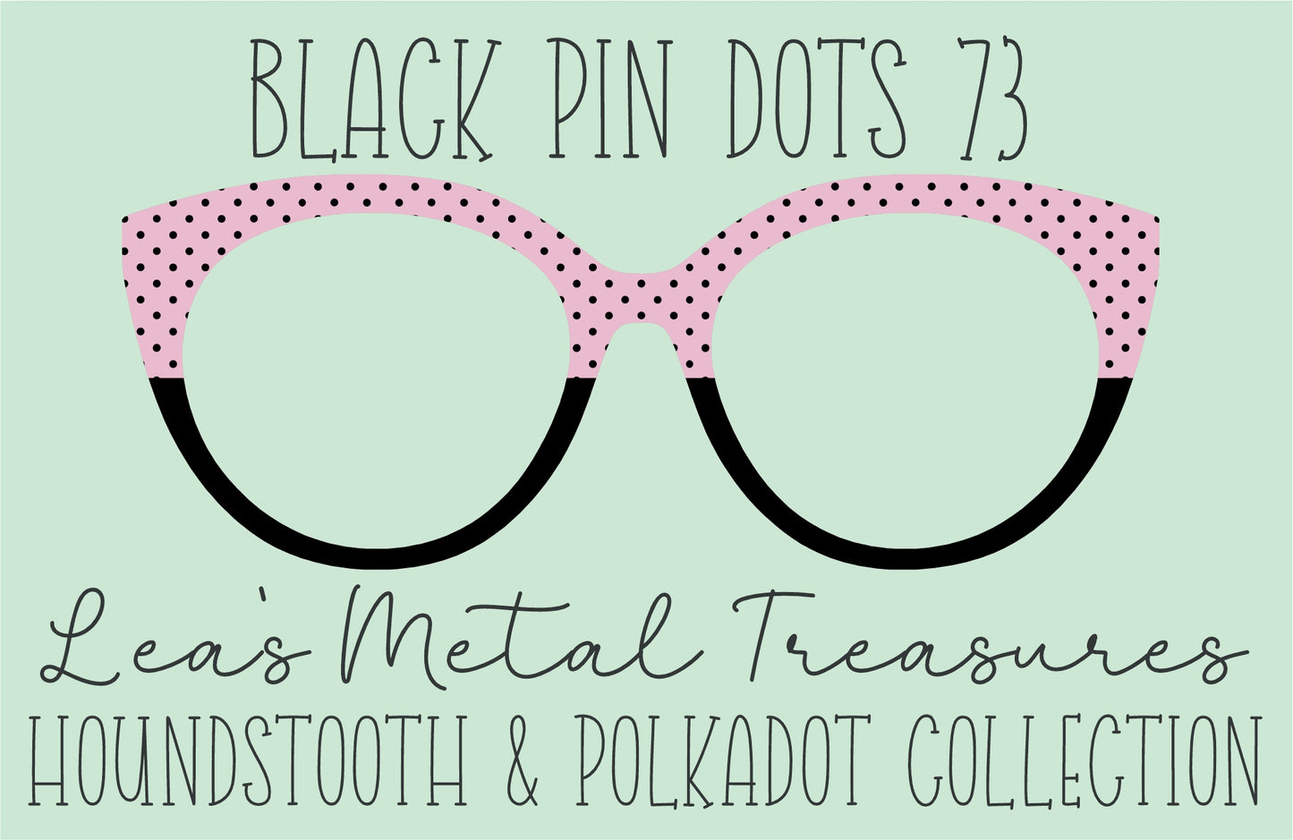 Black Pin dots 73 • Magnetic Eyeglasses Toppers