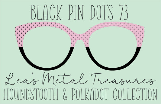 Black Pin dots 73 β’ Magnetic Eyeglasses Toppers