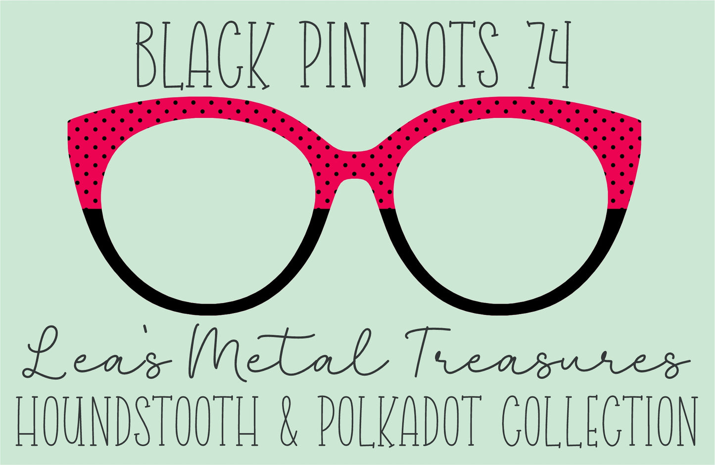 Black Pin dots 74 • Magnetic Eyeglasses Toppers
