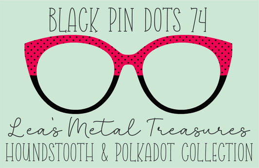 Black Pin dots 74 β’ Magnetic Eyeglasses Toppers
