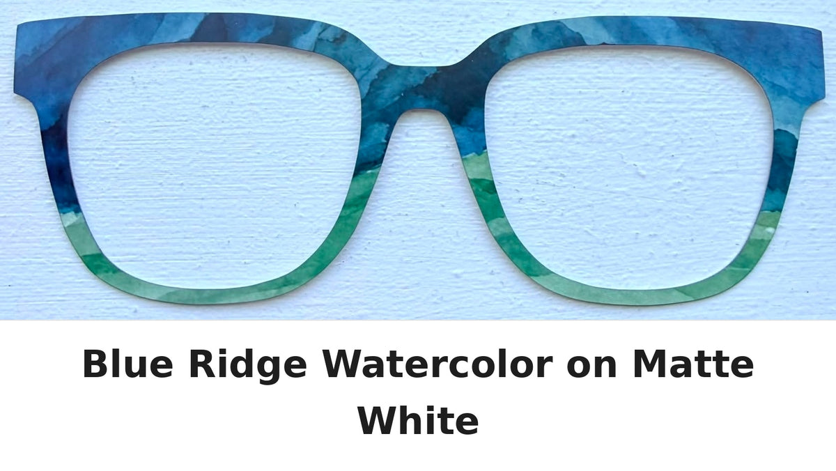 BLUE RIDGE WATERCOLOR Eyewear Frame Toppers SEPTEMBER 2026 TOPPER OF THE MONTH