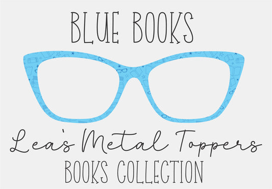 BLUE BOOKS Eyewear Frame Toppers COMES WITH MAGNETS