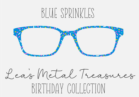 BLUE SPRINKLES Eyewear Frame Toppers COMES WITH MAGNETS