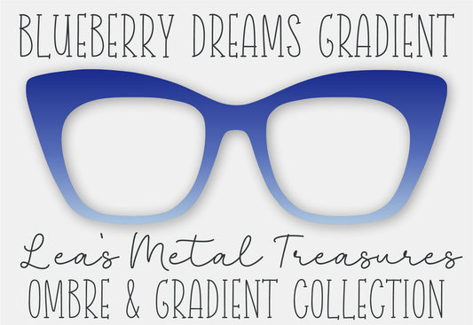 Blueberry Dreams Gradient Eyewear Frame Toppers