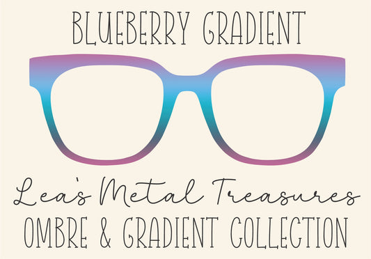 BLUEBERRY GRADIENT Eyewear Frame Toppers COMES WITH MAGNETS