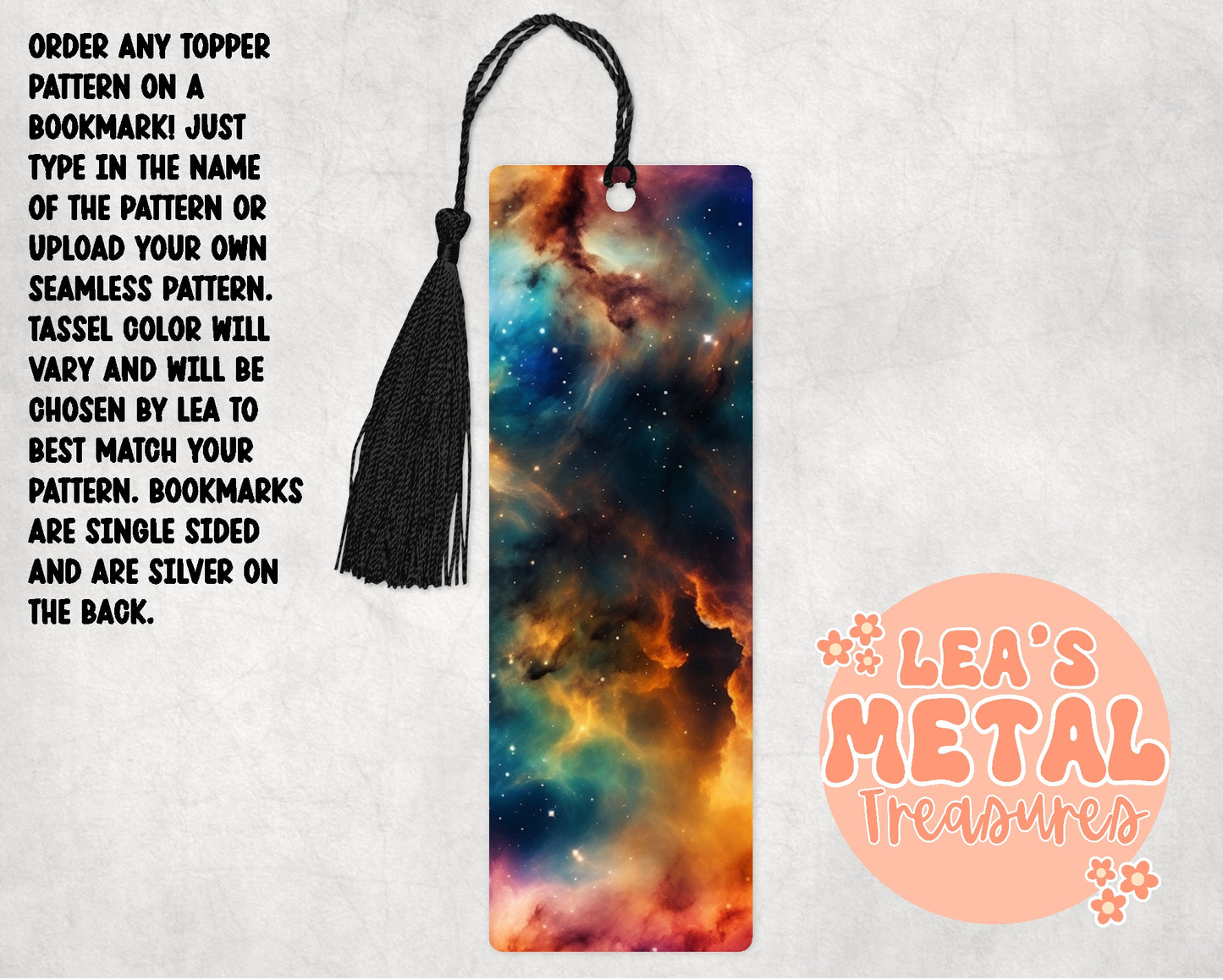 Custom Pattern Metal Bookmark