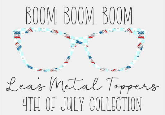 BOOM BOOM BOOM Eyewear Frame Toppers COMES WITH MAGNETS