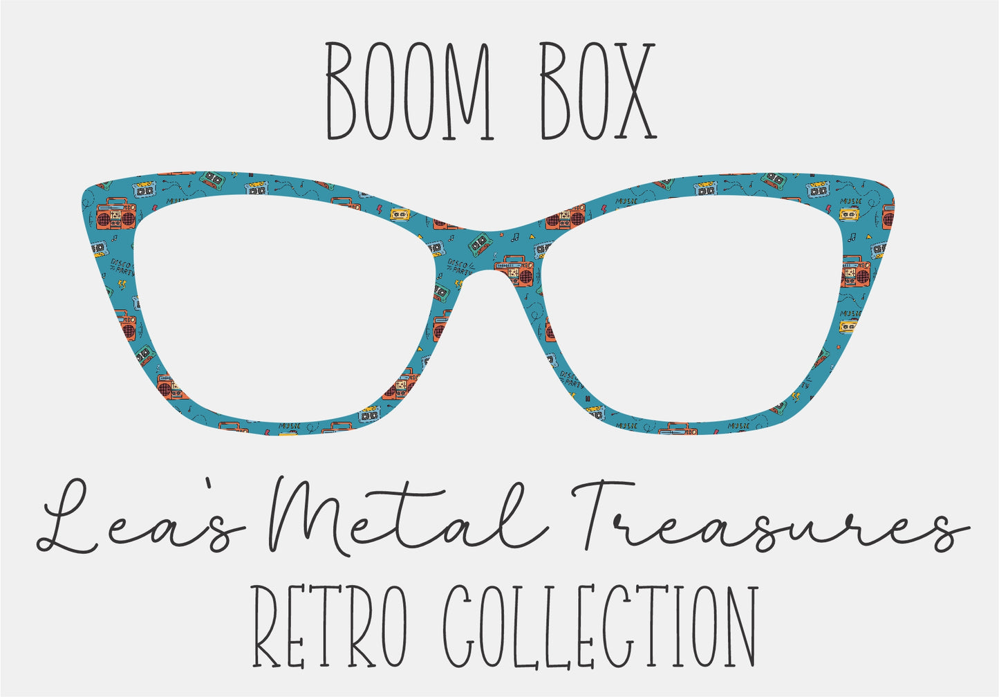 BOOM BOX Eyewear Frame Toppers COMES WITH MAGNETS