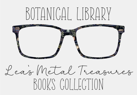 Botanical Library Eyewear Frame Toppers COMES WITH MAGNETS