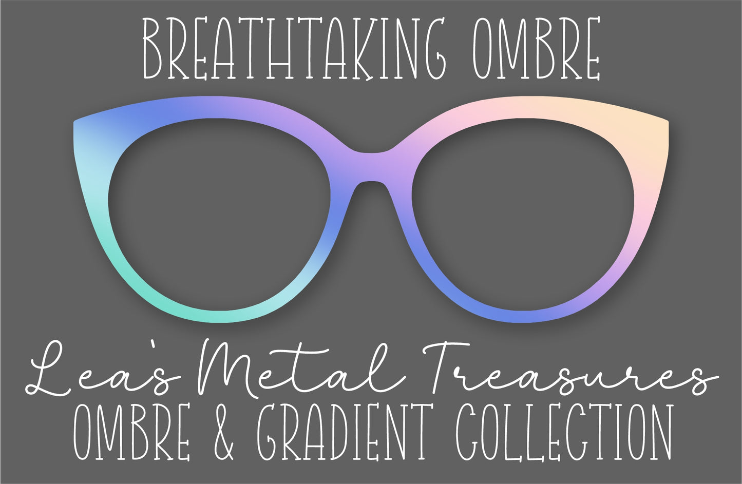 Breathtaking Ombre Eyewear Frame Toppers