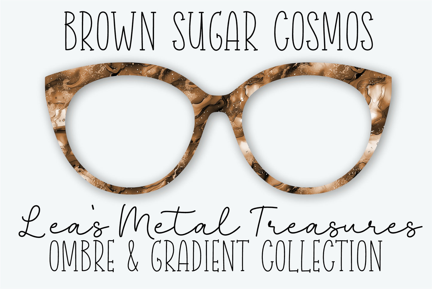 BROWN SUGAR COSMOS Eyewear Frame Toppers - AUGUST 2026 TOPPER OF THE MONTH