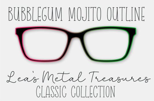 Bubblegum Mojito Outline Eyewear Frame Toppers