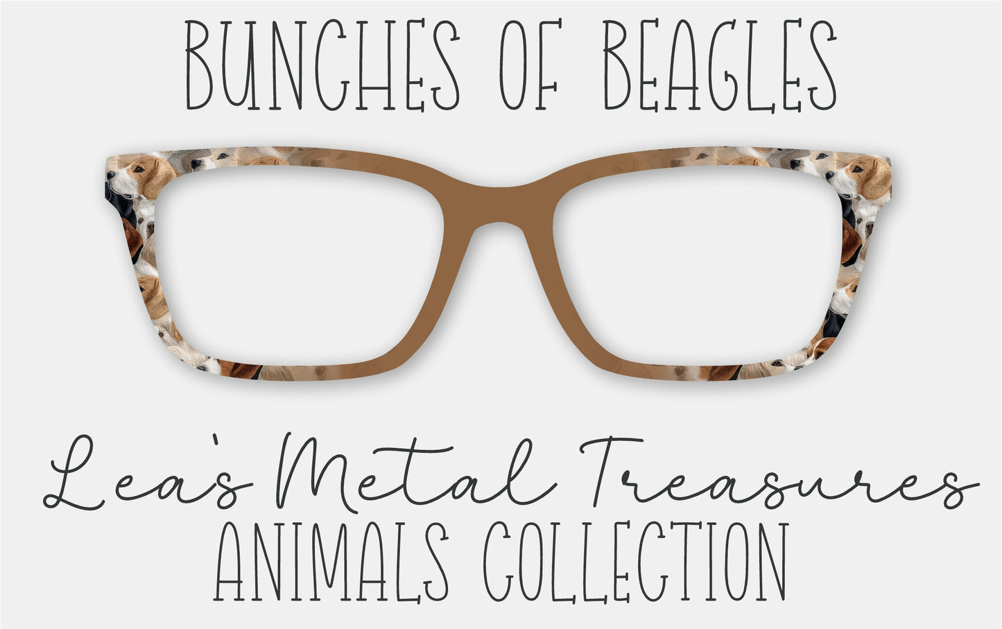 Bunches of Beagles Eyewear Frame Toppers