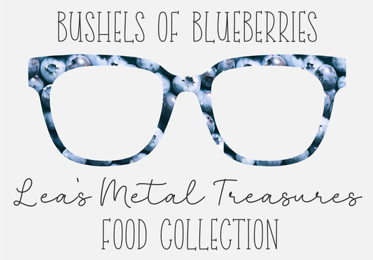 BUSHELS OF BLUEBERRIES Eyewear Frame Toppers COMES WITH MAGNETS