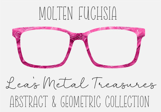 Molten Fuchsia Eyewear Frame Toppers COMES WITH MAGNETS