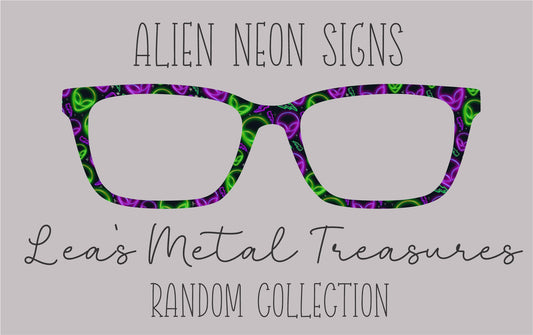 Alien Neon Sign Eyewear Frame Toppers COMES WITH MAGNETS 🧲