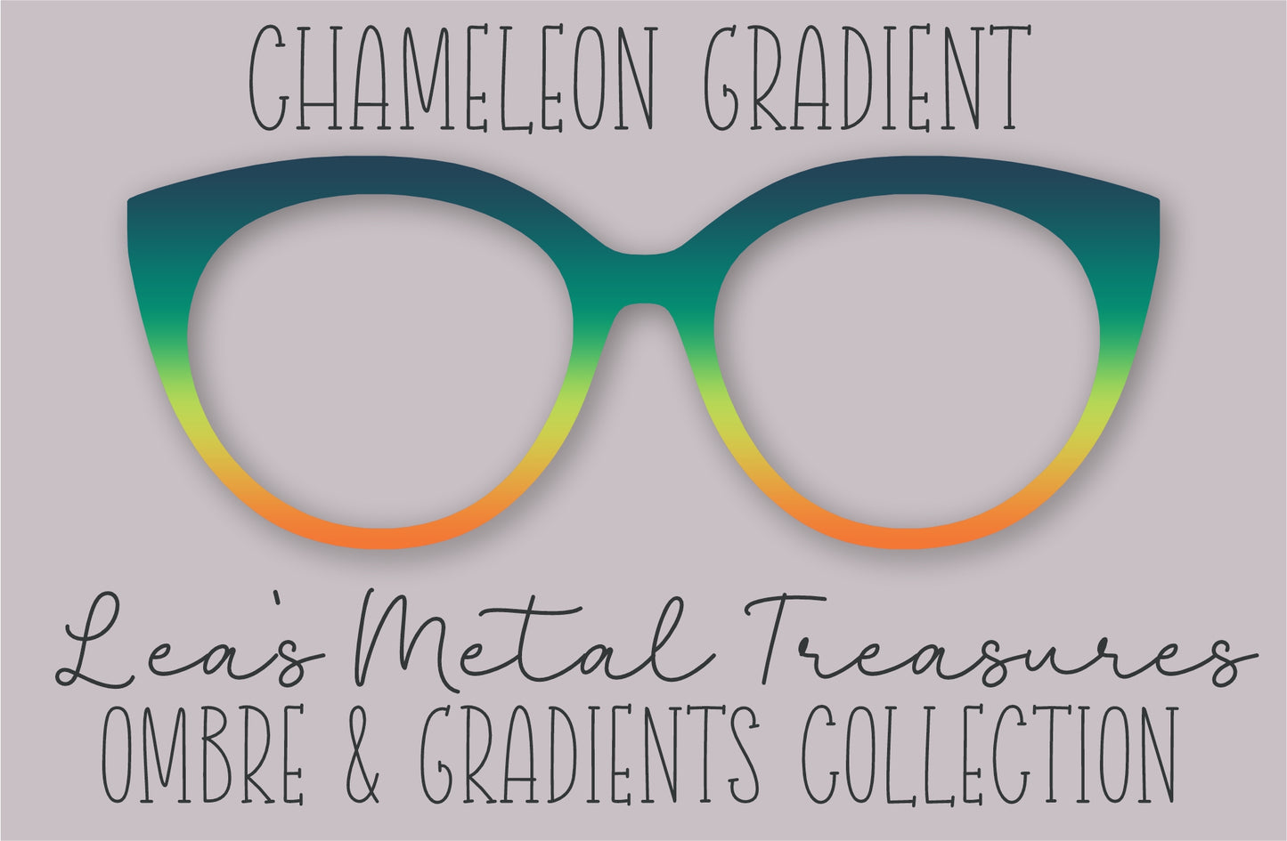 Chameleon Gradient Eyewear Frame Toppers