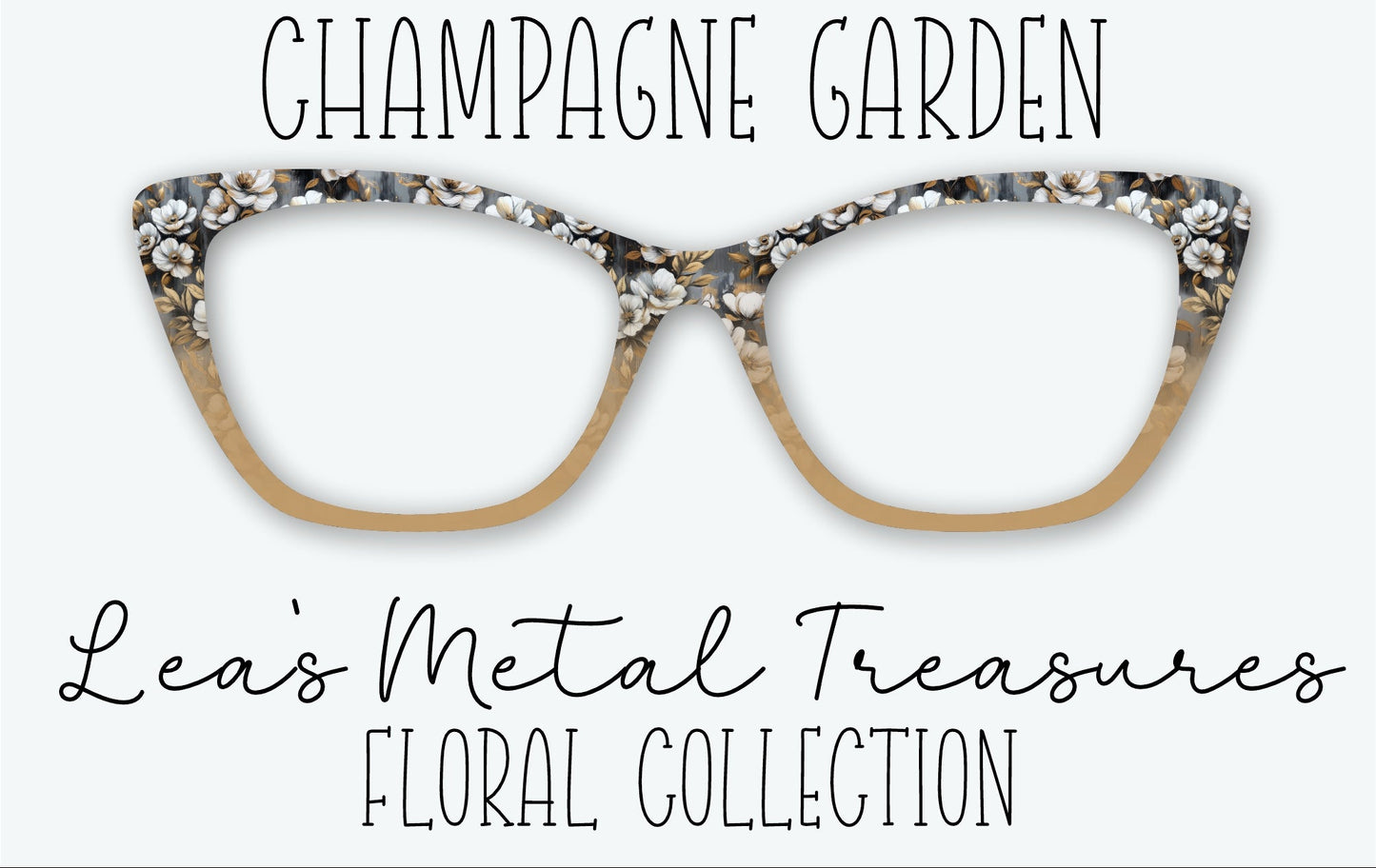CHAMPAGNE GARDEN Eyewear Frame Toppers