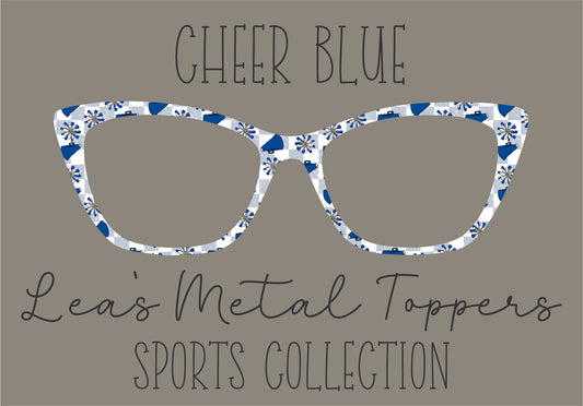 CHEER BLUE Eyewear Frame Toppers COMES WITH MAGNETS