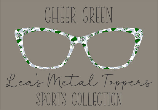 CHEER GREEN Eyewear Frame Toppers COMES WITH MAGNETS