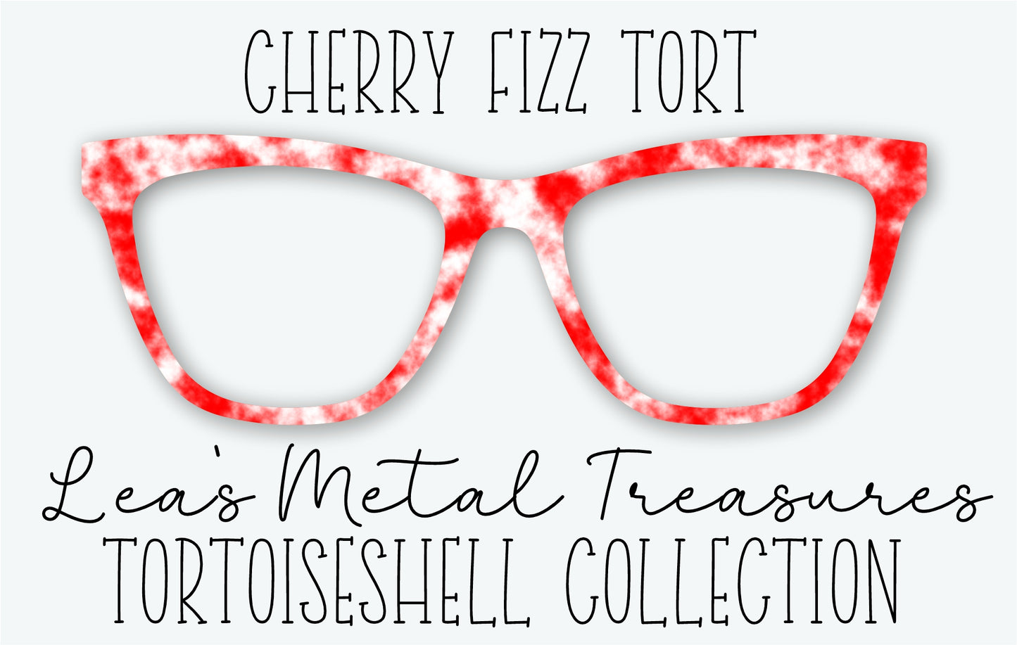 Cherry Fizz Tort Eyewear Frame Toppers