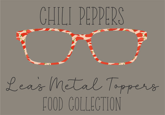 CHILI PEPPERS Eyewear Frame Toppers COMES WITH MAGNETS