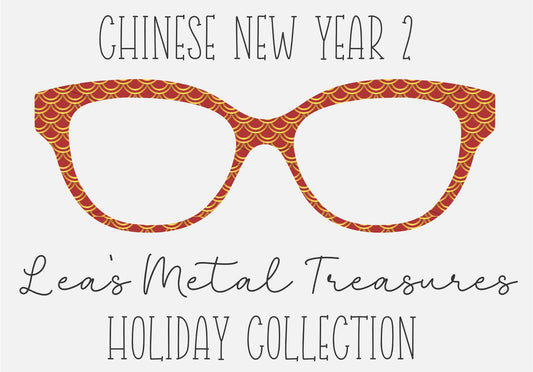 CHINESE NEW YEAR 2 Eyewear Frame Toppers COMES WITH MAGNETS