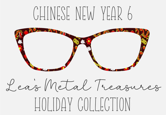 CHINESE NEW YEAR 6 Eyewear Frame Toppers COMES WITH MAGNETS