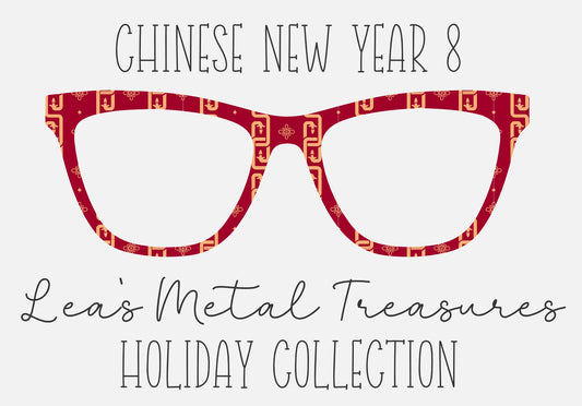 CHINESE NEW YEAR 8 Eyewear Frame Toppers COMES WITH MAGNETS