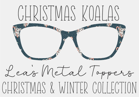 CHRISTMAS KOALAS Eyewear Frame Toppers COMES WITH MAGNETS