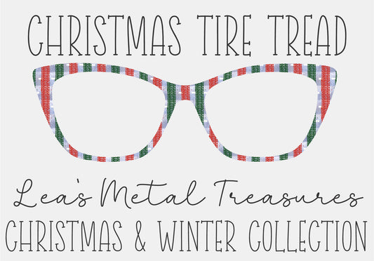 CHRISTMAS TIRE TREAD Eyewear Frame Toppers COMES WITH MAGNETS