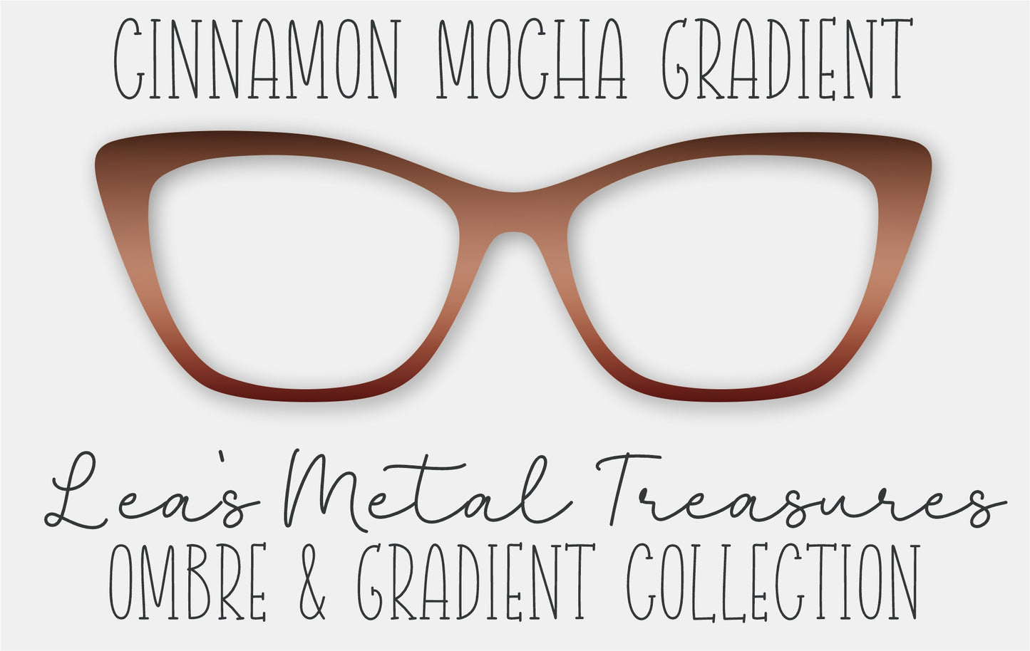 CINNAMON MOCHA GRADIENT Eyewear Frame Toppers