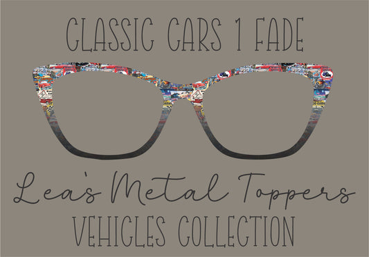 CLASSIC CARS 1 FADE Eyewear Frame Toppers COMES WITH MAGNETS