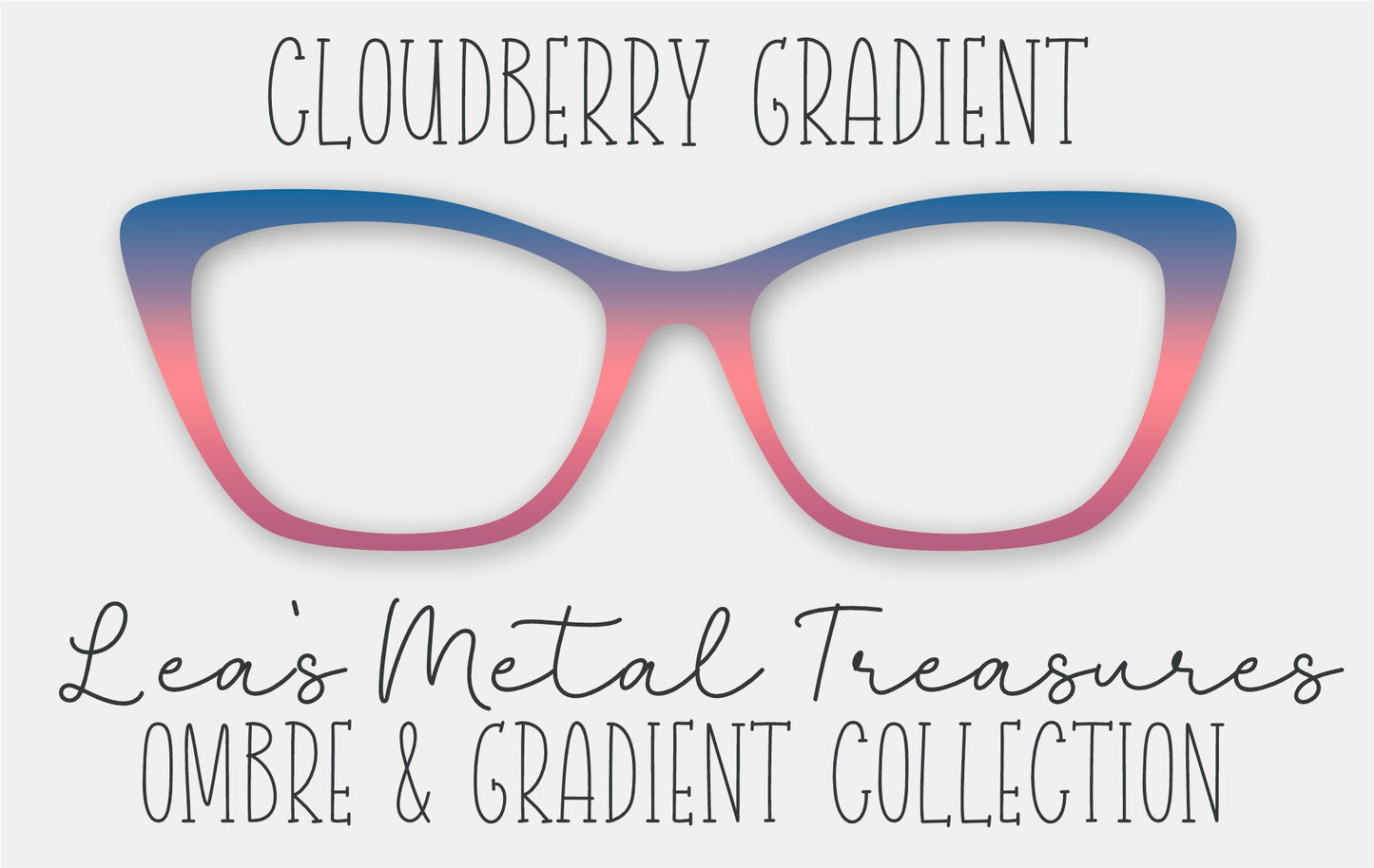 Cloudberry Gradient Eyewear Frame Toppers