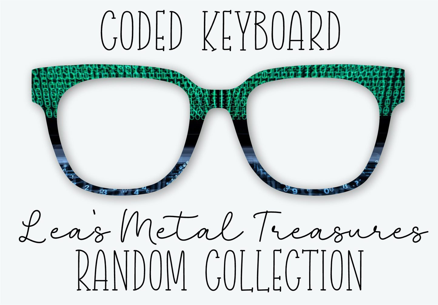 CODED KEYBOARD Eyewear Frame Toppers