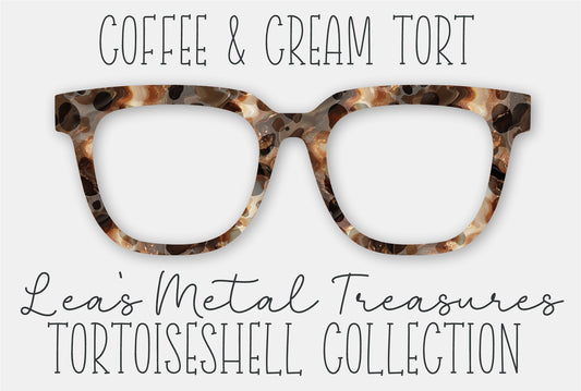 Coffee Cream Tort Eyewear Frame Toppers