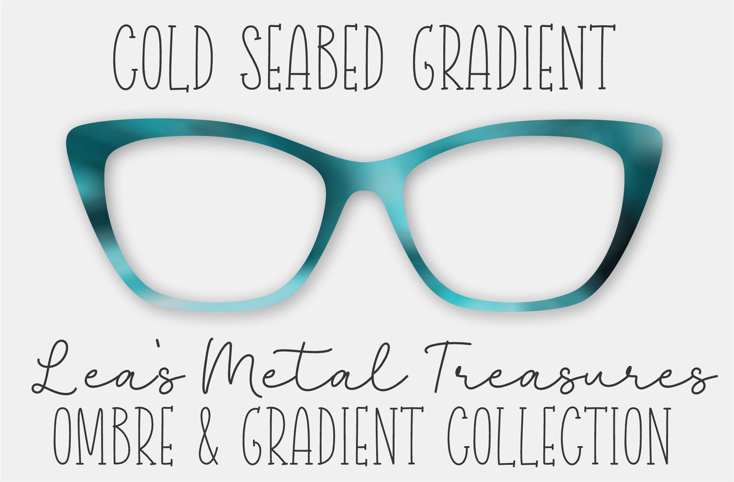 Cold Sea Bed Gradient Eyewear Frame Toppers