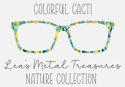 COLORFUL CACTI Eyewear Frame Toppers COMES WITH MAGNETS