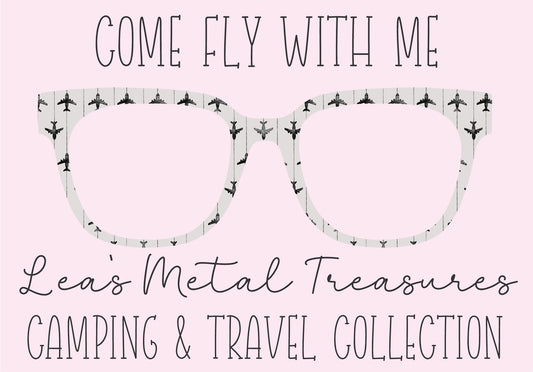 Come Fly With Me Eyewear Frame Toppers COMES WITH MAGNETS