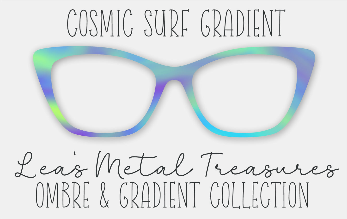 COSMIC SURF GRADIENT Eyewear Frame Toppers