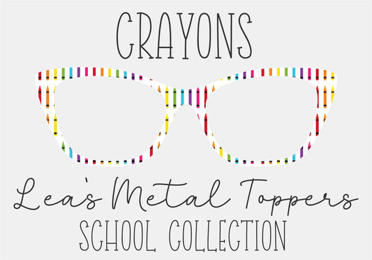 CRAYONS Eyewear Frame Toppers COMES WITH MAGNETS